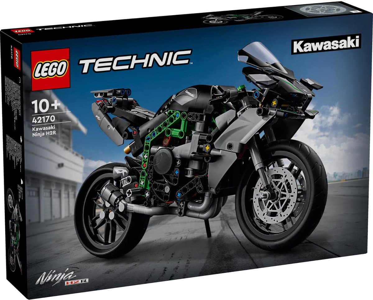 LEGO Technic Kawasaki Ninja H2R motor - 42170 - Afbeelding 1