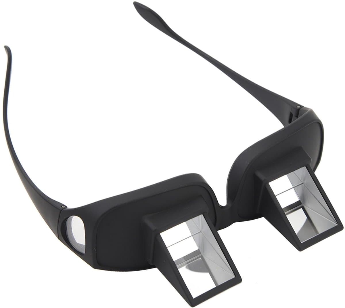 Solidchoice - Luie bril - Prismatische bedbril - Ideaal voor televisie kijken - Zwart - Optisch glas - Comfortabel en praktisch - Geschikt voor ontspan - Afbeelding 1