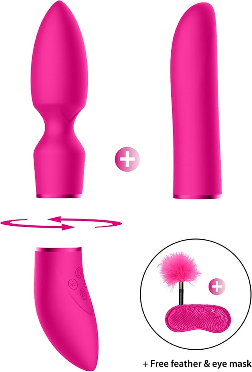 Switch by Shots - Pleasure Kit #4 - Vibrator with Different Attachments - Afbeelding 1
