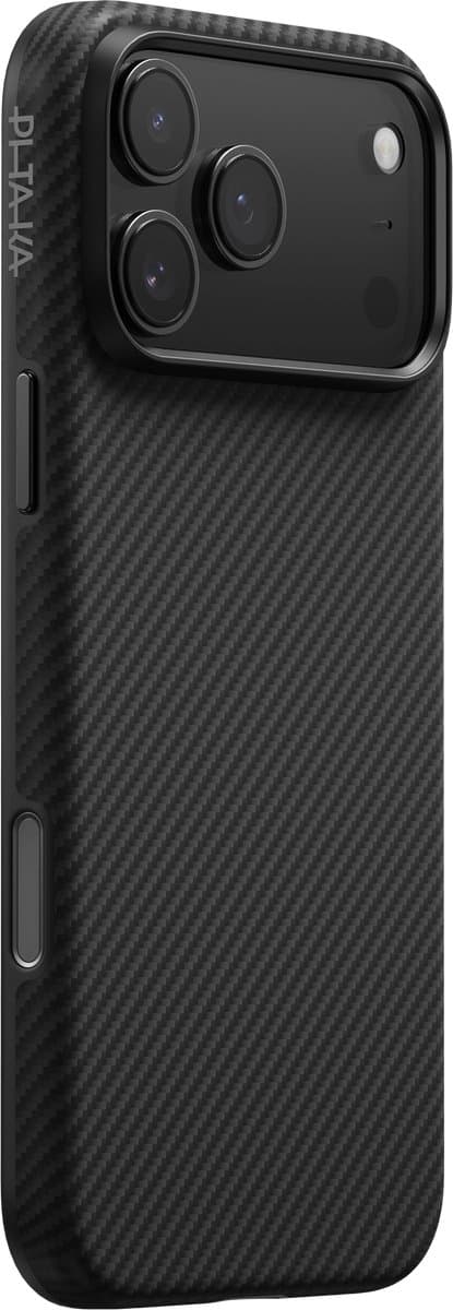 Pitaka UltraGuard hoesje iPhone 17 Pro Max – Compatibel met MagSafe – MIL-STD-810H valtest gecertificeerd – Gemaakt van Aramid-vezel en TPU - Zwart - Afbeelding 1