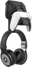 Dual Gamepad Controller en Hoofdtelefoon Hanger voor Xbox, PS en PC - Wandmontage voor Universele Headsets, Zwart