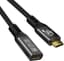 USB C Extension Cable 80Gbps for Thunderbolt 5 Supports 240W Charging and 16K/8K Display, Type C Extension Cord Male to Female Compatible with USBC Hub/iPhone16/MacBook/iPad, 0.5m