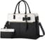 Laptoptas 15.6 Inch Dames – Waterafstotende Schoudertas – PU Leren Laptop Tas met Grote Capaciteit – Werk & Business Handtas – Geschikt voor MacBook, HP, Dell & Lenovo