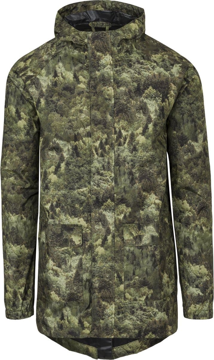 AGU Motion - Fietsregenjas - Regenparka - Waterdicht - Winddicht - Poray 5000 - Gerecycled Polyester - Groen - Unisex - M