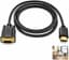 Naar VGA-kabel, 2 m, 1080p, converterkabel, adapter, HDMI VGA naar stekker, verguld, voor laptop, Xbox, PS5, Switch, tv-box naar monitor, projector, HDTV, digitaal naar analoog