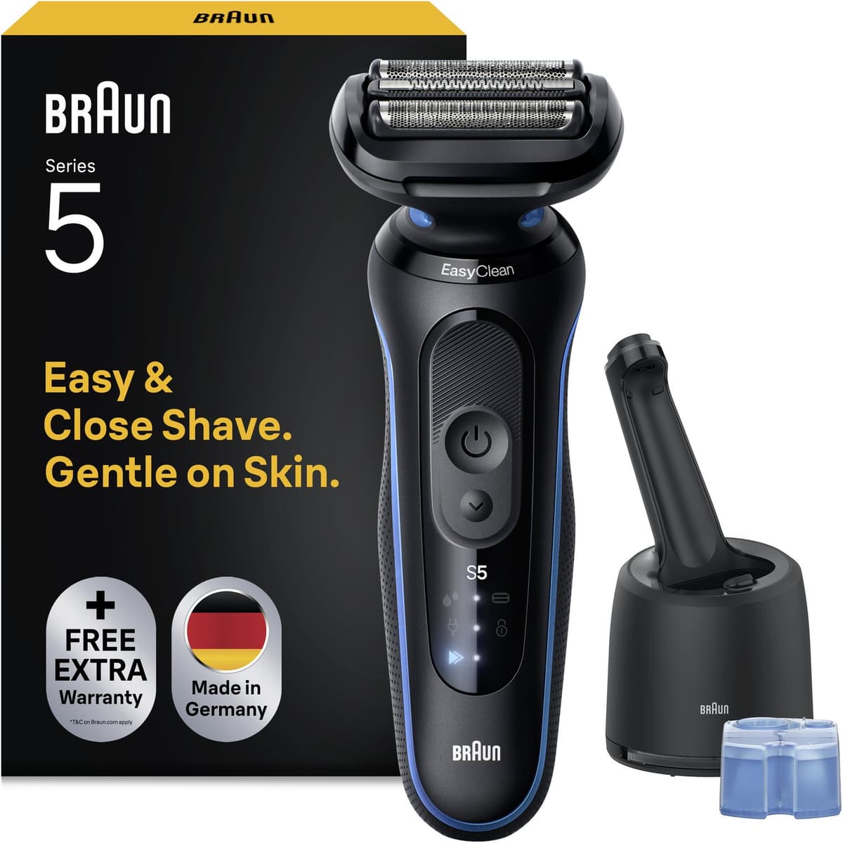 Braun Series 5 52-B7000cc - Scheerapparaat voor mannen - Tot 50 min gebruikstijd - 100% Waterdicht - SmartCare Center - Afbeelding 1