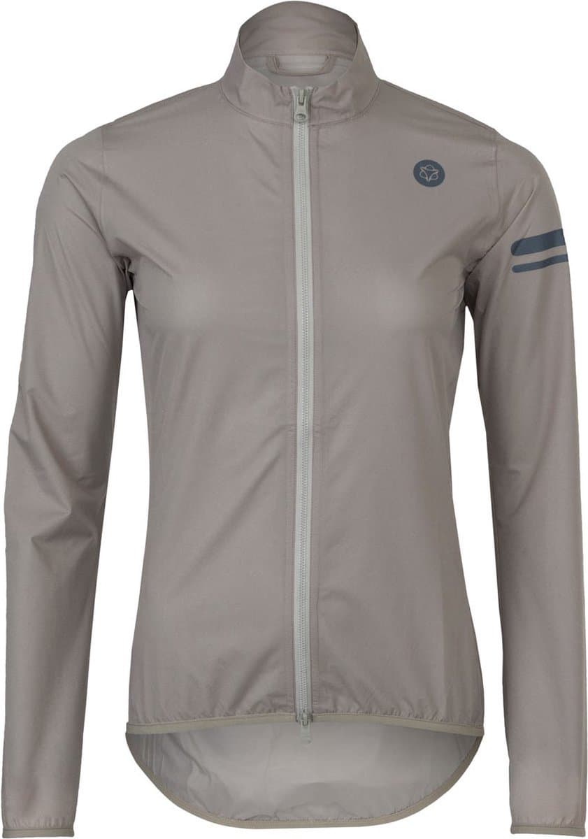 AGU Ultralight - Regenjas Dames - Wielrenjack - Grijs - 15000 Waterkolom - Minder dan 100 gram - Opvouwbaar - Getapete naden - 2-weg rits - S - Afbeelding 1