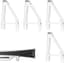 Accessoireset voor Playstation 5, 4 horizontale positioneringshouders, eenvoudige koelvoeten, compatibel met de PS5 Slim console, consolehouder