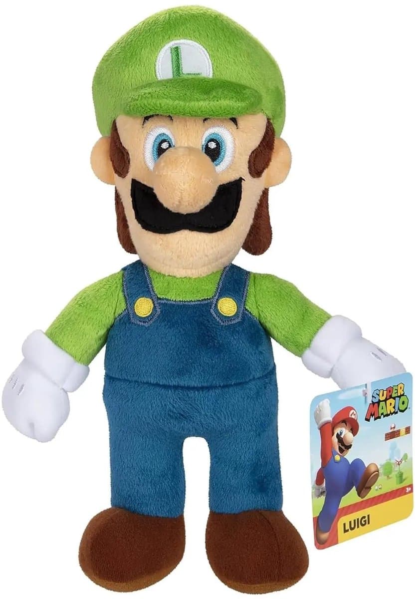 Super Mario Luigi knuffel 16 cm - Merchandise - videogame - Afbeelding 1