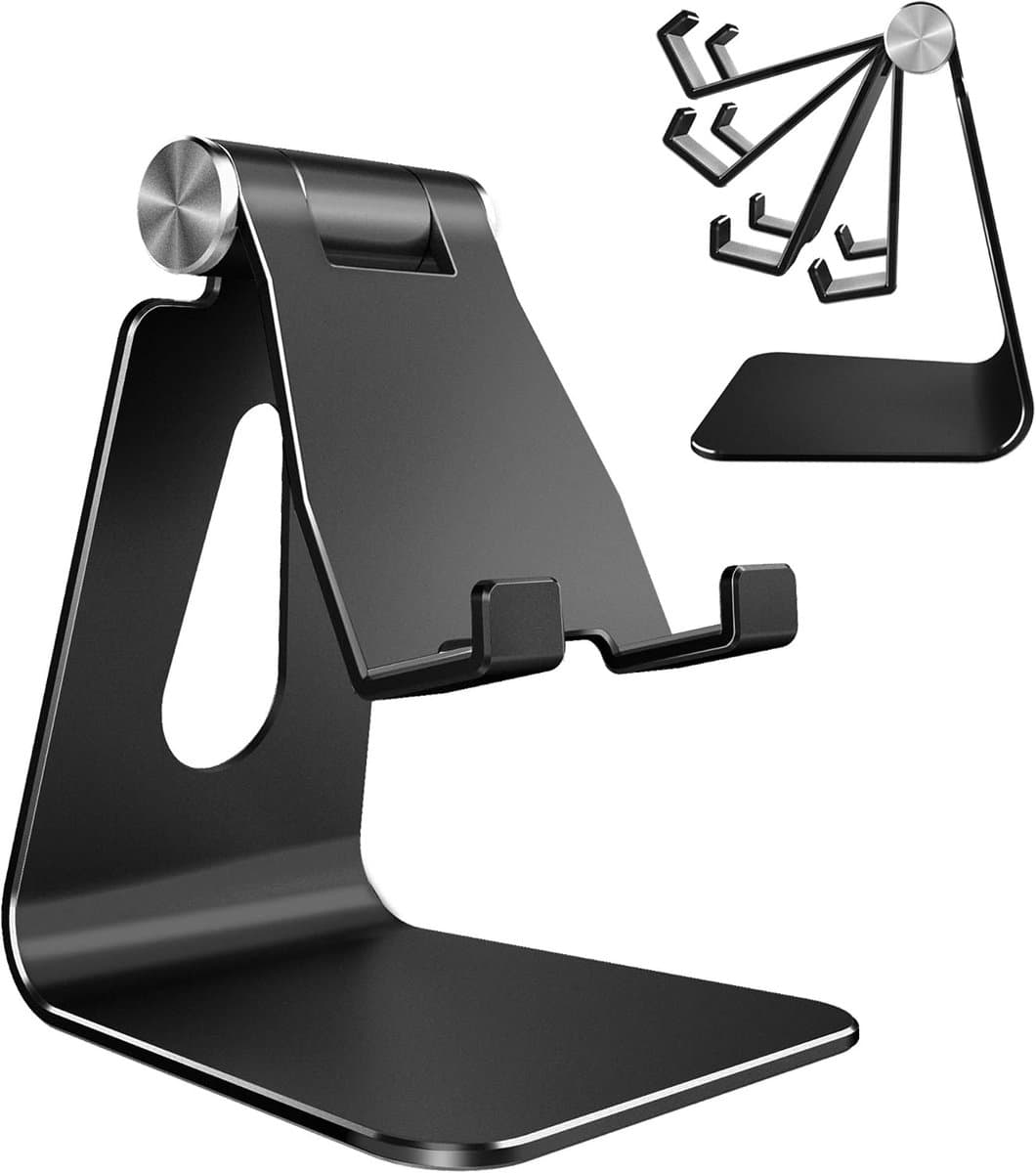 telefoonhouder voor iPhone 15 14 13 Pro Max 12 11 XS Max X 8 7 6 Plus Samsung S10 S9 smartphones, roségoud - Afbeelding 1
