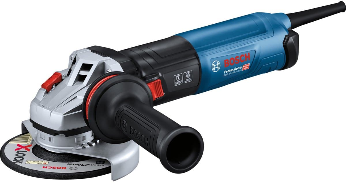 Bosch Professional PRO GWS 17-125 S INOX Haakse slijper 125 mm 1700W - 06017D0500 - Afbeelding 1
