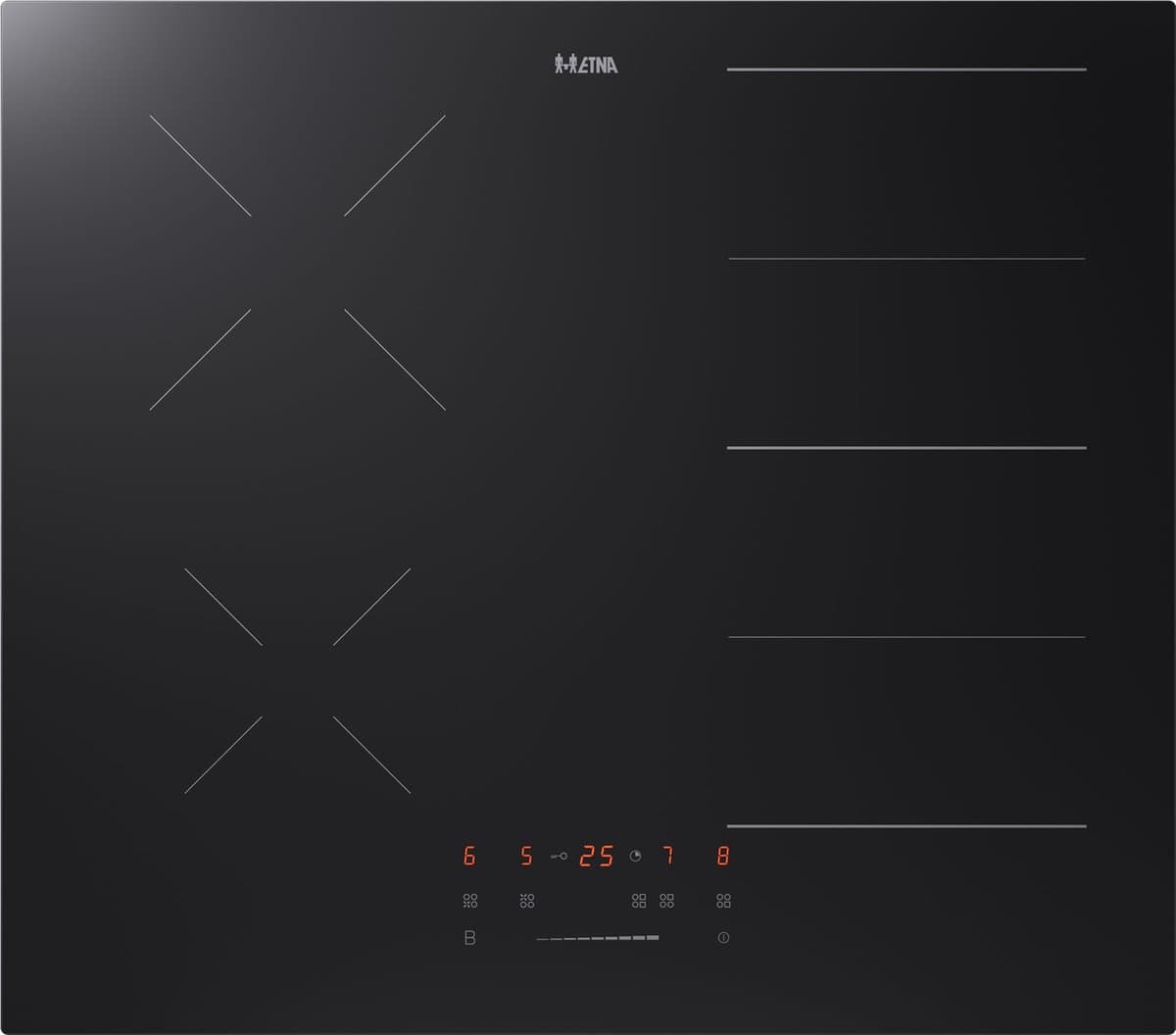 ETNA KIF360ZT - Inductiekookplaat (60 cm) - Koppelbare flexzones - 4 kookzones - Centrale slider - Kinderslot - Afbeelding 1