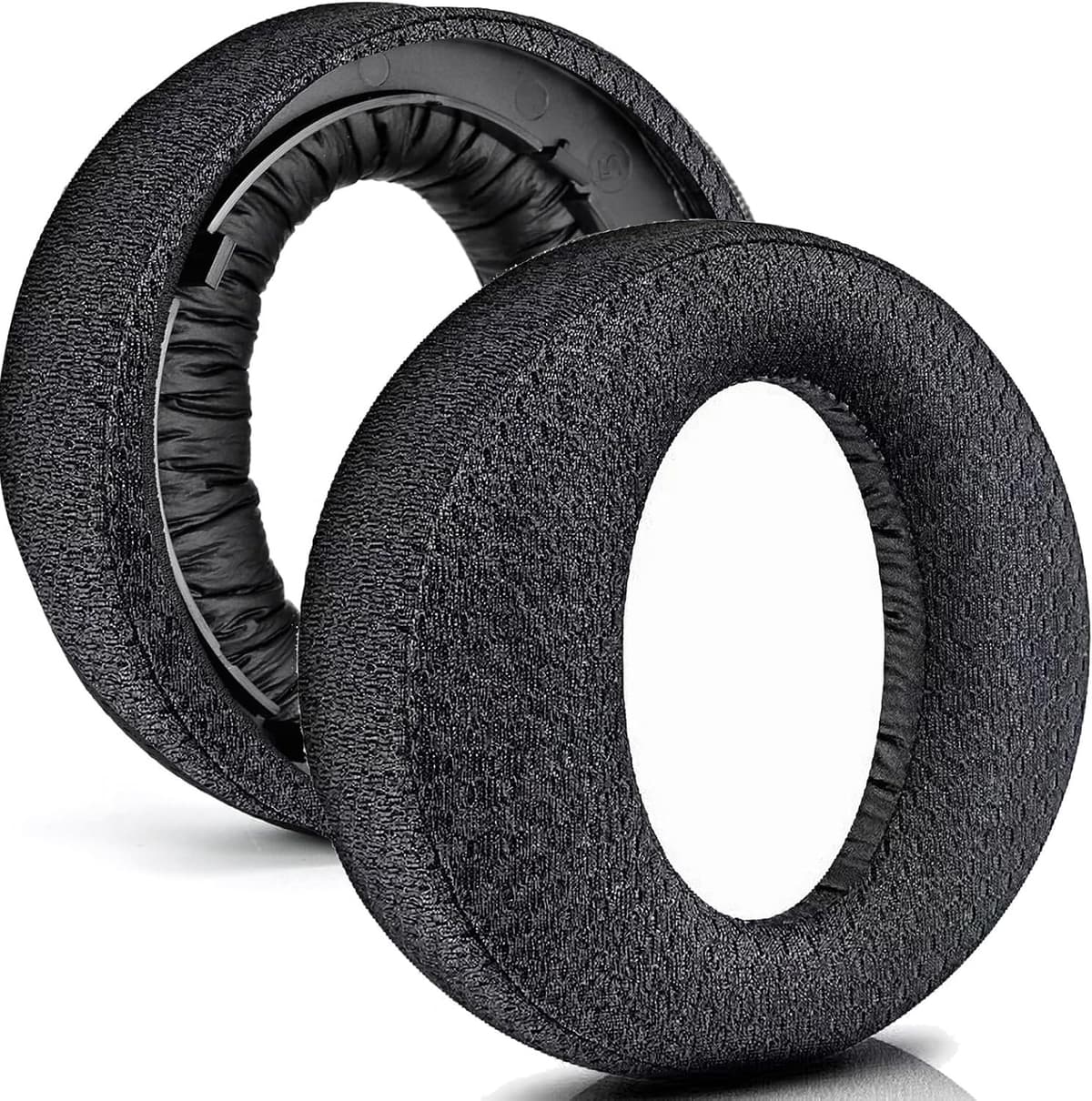 Vervangende Oorkussens voor PS5 Pulse 3D Headset - Zwart Fluweel - Afbeelding 1