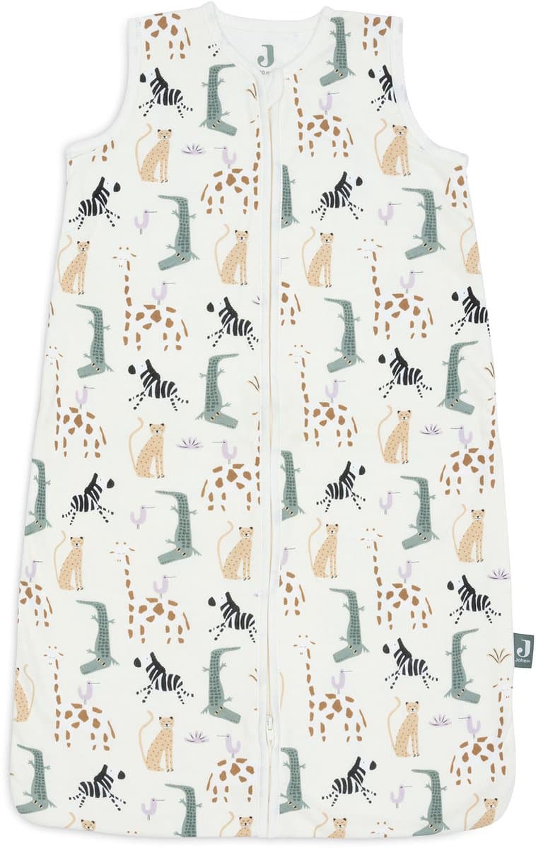 Jollein Baby Slaapzak Zomer Jersey 110cm - Jungle Jambo - Zomerslaapzak - Afbeelding 1