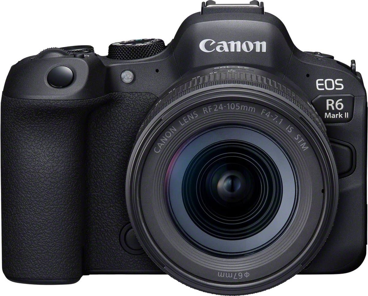 Canon EOS R6 MARK II + RF 24-105mm F4-7.1 IS STM - systeemcamera met lens - full frame - 24.2MP - foto en video - hybride - Afbeelding 1