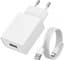 Voeding, 5 V, 2 A, met USB-C-aansluiting, 1,5 m en 2 A, compatibel met smartphone/hoofdtelefoons/Android/iPhone/Honor/Samsung Galaxy/Xiao/Hua