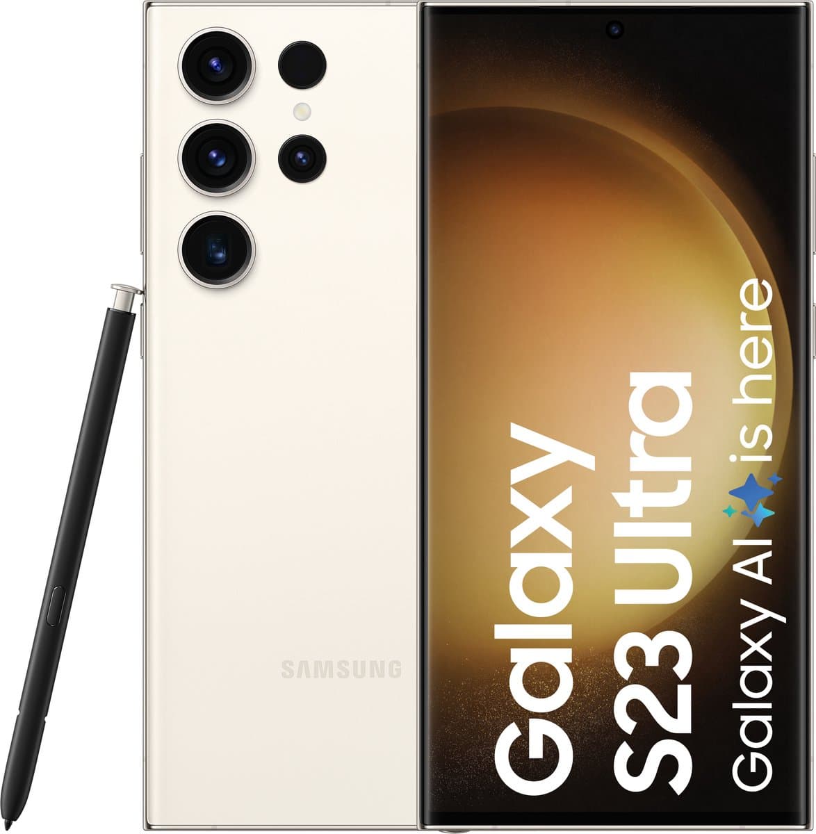 Samsung Galaxy S23 Ultra 5G - 512GB - Cream - Afbeelding 1
