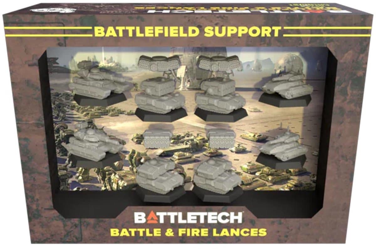 BattleTech: Battlefield Support Battle & Fire Lance - Miniatures - Catalyst Game Labs - Afbeelding 1