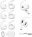 Oorhaken voor AirPods Pro - Haken voor oordopjes - Sport en beweging - Antislip siliconen - 3 paar - Wit