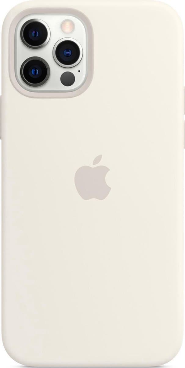 Apple - Siliconenhoesje - MagSafe - iPhone 12 Pro Max - Wit - Afbeelding 1