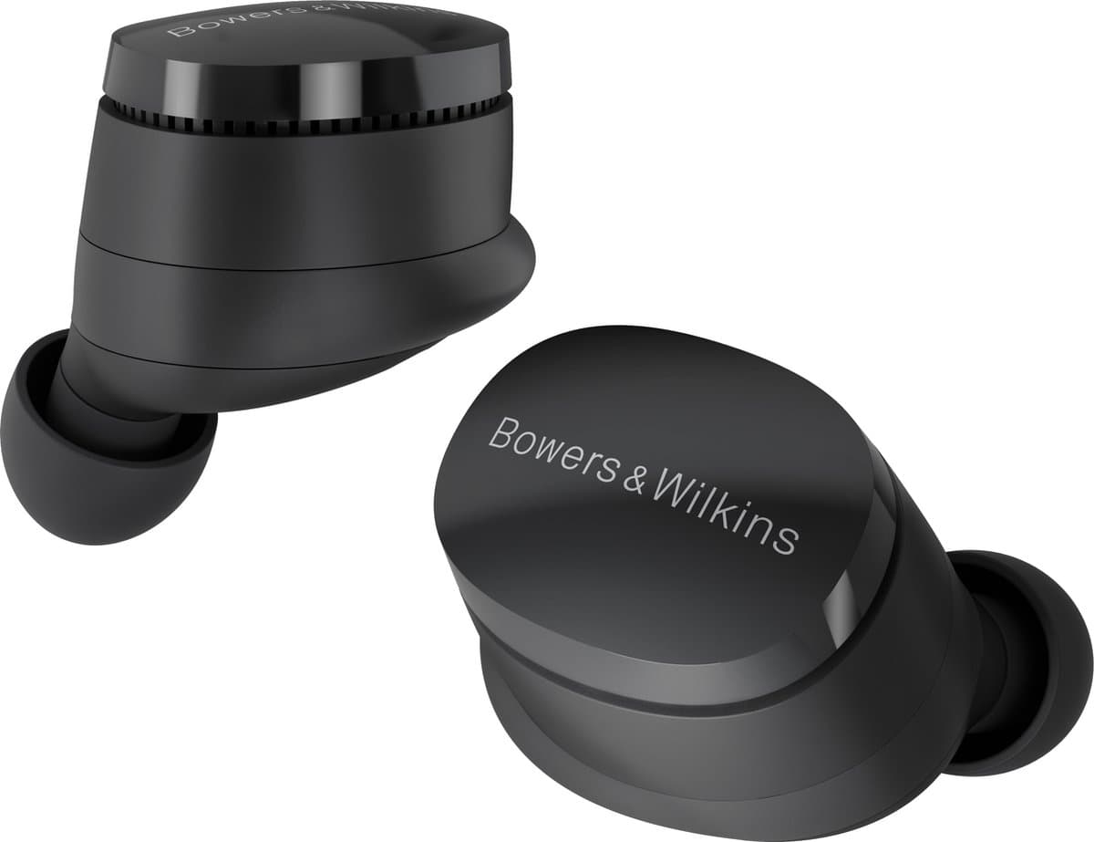 Bowers & Wilkins Pi6 Bluetooth Oordopjes met Noise Cancelling, Kristalhelder geluid, 8 + 16 uur batterijduur, Storm Grey - Afbeelding 1