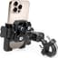Mobiele Telefoon Houder Motorfiets【Anti-shake Schokdemper】Fiets Telefoonhouder 360° Draaibare Universele Smartphone Houder Fiets voor iPhone 13 12 11 Pro Max Mini/HuaWei/Samsung/Smartphone