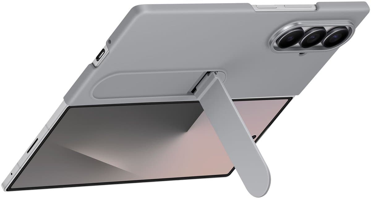 Samsung Galaxy Z Fold 7 Hoesje - Silicone Case - Grijs - Afbeelding 1