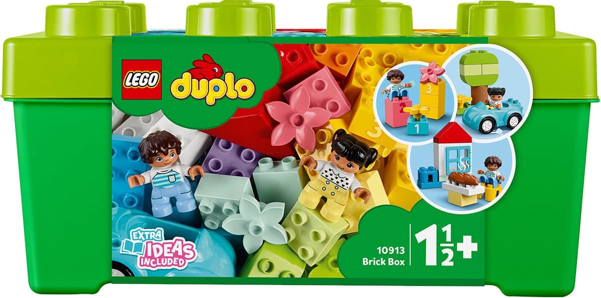 LEGO 10913 DUPLO Classic Opbergdoos, Motorische Ontwikkeling Baby, Educatief Speelgoed voor Peuters van 1,5 Jaar - Afbeelding 1