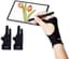 Digitale tekenhandschoenen voor tablet en iPad - Kunsthandschoenen met twee vingers (2 stuks)