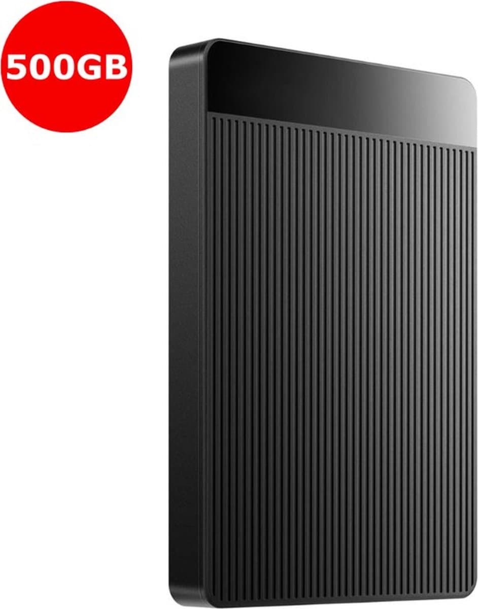Draagbare Harde Schijf Extern PS5 500GB - Dunne Externe Harde Schijf Geschikt Voor PS5/PS4/PC - PS5 Opslag 2.5 Inch Zwart - Afbeelding 1
