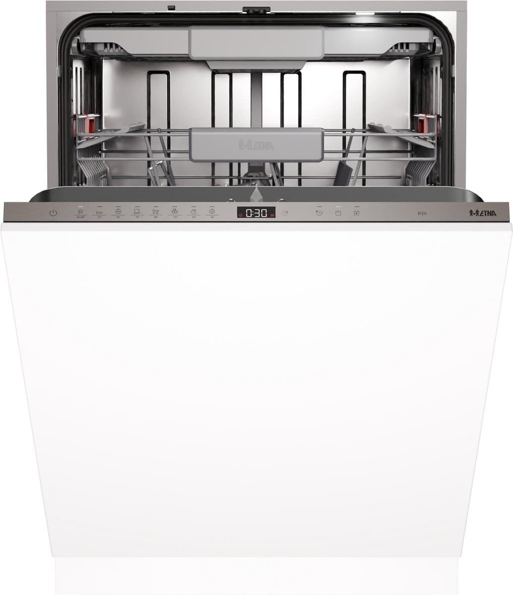 ETNA VW942HN - Inbouw vaatwasser XXL - 60 cm - Flexibele besteklade - Sleepscharnier - Koolborstelloze motor - Zuinig en Stil - Intensieve Zone - Nachtprogramma - Afbeelding 1