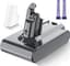 Accu voor Dyson, vervangende accu voor de Dyson V6 accu, compatibel met DC62 DC58 DC59 DC61DC62 Animal DC72 DC74 SV03 SV04 SV05 SV06 DC58 SV07 SV09 967810-23 967810 handstofzuiger met 2 filters