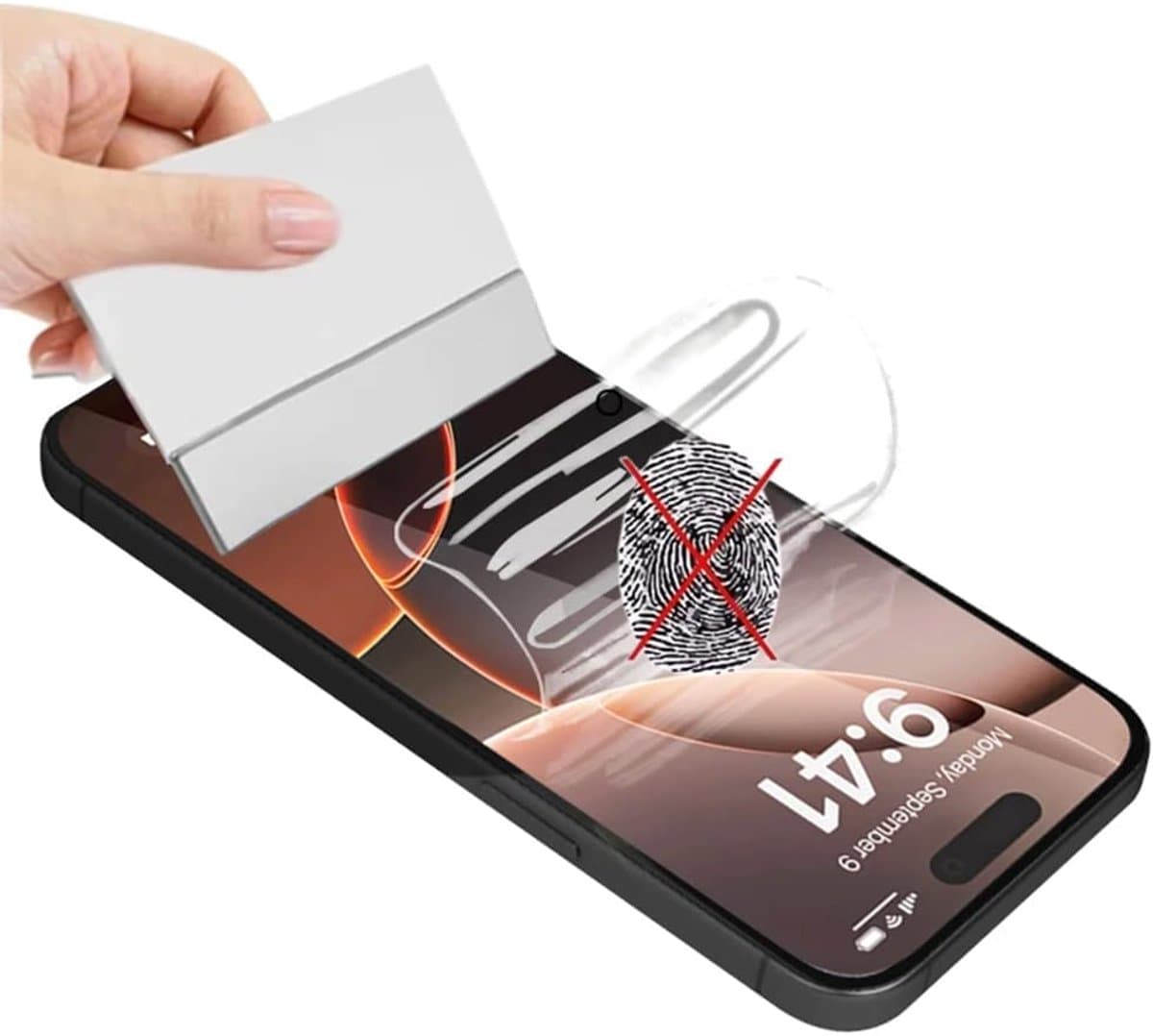 2pcs Film hydrogel mate voor iPhone 17 Pro 6.3" | Anti Vingerafdruk Flexibele Anti-Glare Screen Protector Explosiebestendige Niet-Gehard Glas Film HD Clear - Afbeelding 1