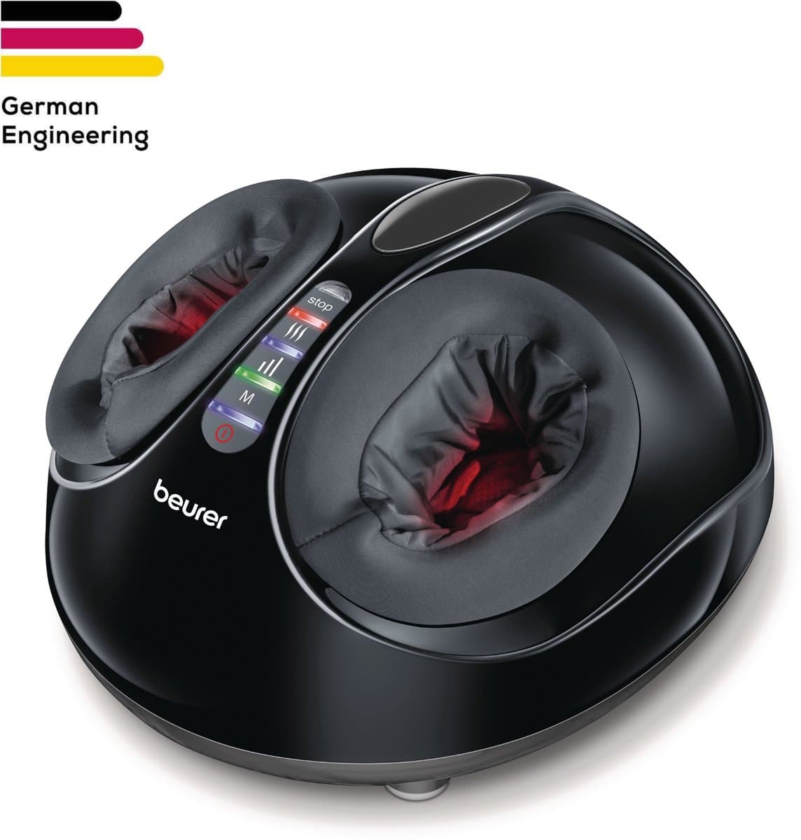 Beurer FM 90 Shiatsu Voetmassageapparaat - Verwarmingsfunctie - Voetreflexmassage - Luchtdrukmassage - Tot maat 46 - 3 Programma's - 3 Intensiteitsniveaus - Wasbare binnenhoes - 3 Jaar garantie - Afbeelding 1