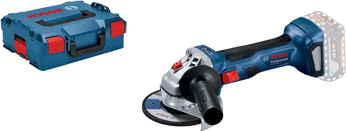 Bosch Professional GWS 18V-7 Accu haakse Slijper L-Boxx Basic Body - 06019H9002 - Afbeelding 1