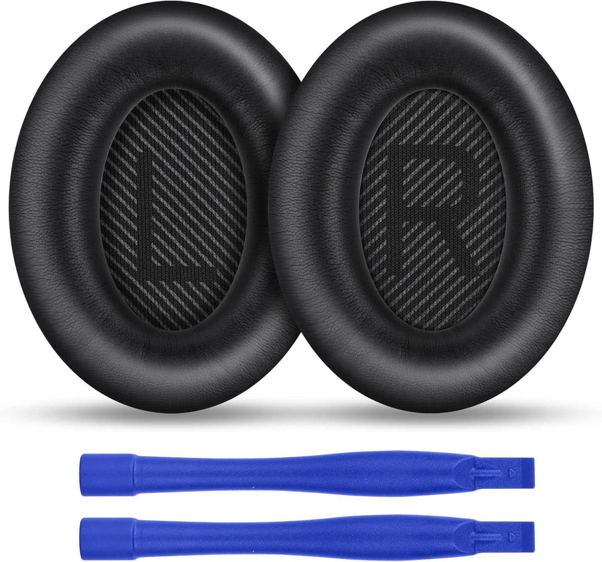 Oorkussens voor Bose QuietComfort 35 - vervangend traagschuim - zacht eiwitleer - ultiem comfort - m-winkel - Afbeelding 1