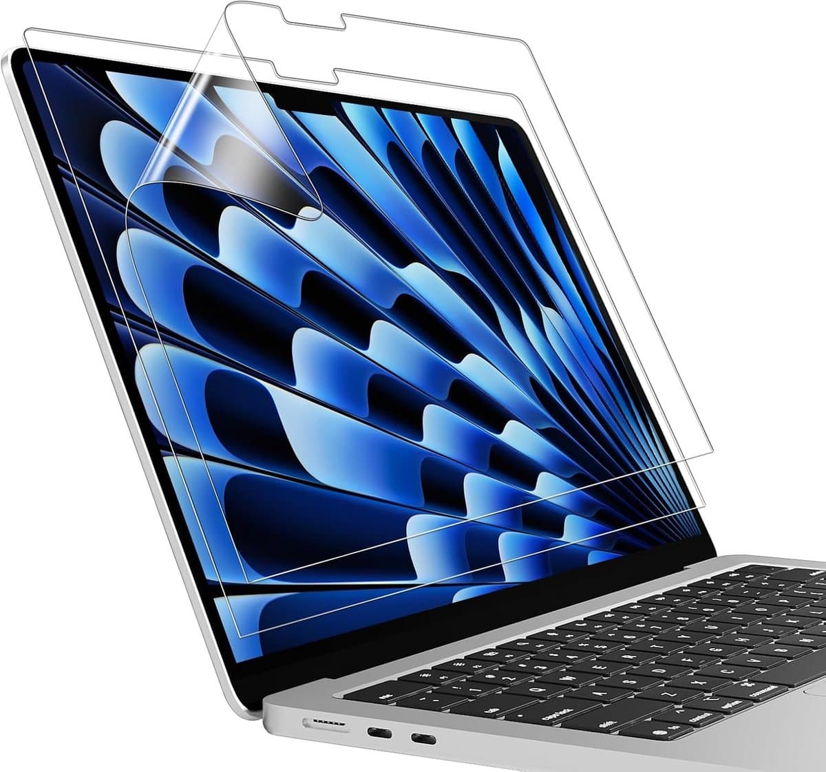 Schermbeschermer voor MacBook Air 13,6 inches 2022-2026 M2-M5 Chip Filterbeschermer 5H Krasbestendig Accessoires - Afbeelding 1