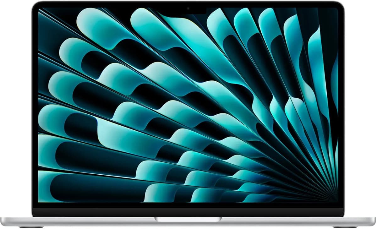 Apple MacBook Air Apple M M5 Laptop 34,5 cm (13.6) 16 GB 512 GB SSD Wi-Fi 7 (802.11be) macOS Tahoe Zilver - Afbeelding 1