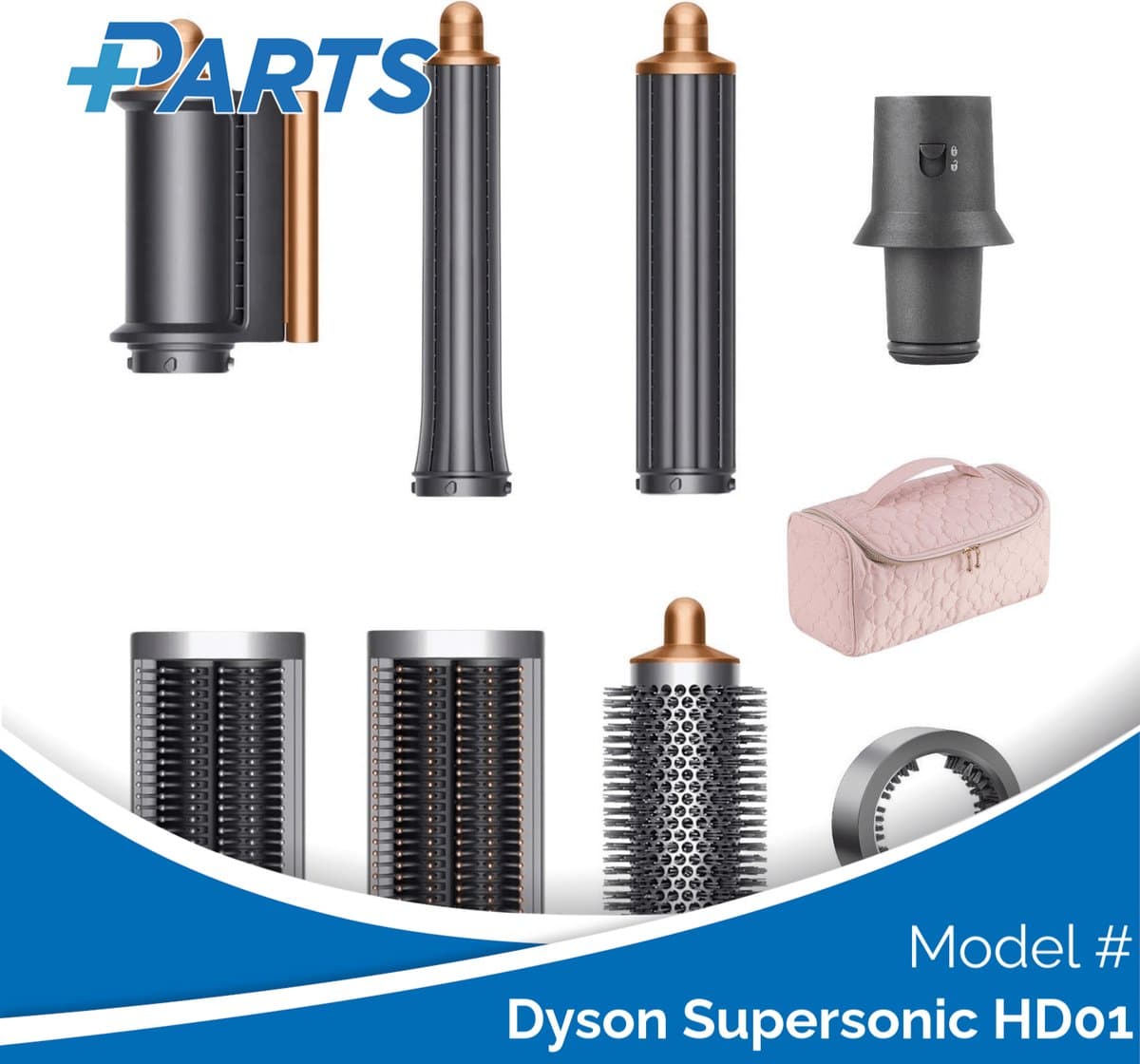 Dyson Supersonic HD01 Opzetstukken (Plus.Parts® alternatief voor 971874-17) - Afbeelding 1