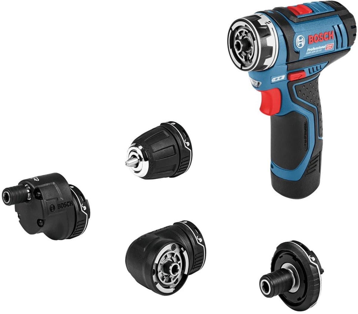 Bosch Professional GSR 12V-15 FC Accuboormachine - Met 2x 12V accu's en lader - Afbeelding 1