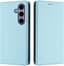 Wallet Case voor Samsung Galaxy S25 - RFID Bescherming, Schokbestendig, Met Kaartsleuven en Magnetische Sluiting - Flip Folio Notebook Stijl L-blue