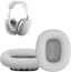 kwmobile 2x oorkussens geschikt voor Apple AirPods Max / AirPods Max 2 - Earpads voor koptelefoon in zilver