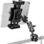 Tablethouder voor Loopband Met Metalen Armen, 360° Rotatie Hometrainer Tablethouder, Microfoonstandaard voor iPad Pro iPad Air iPad Mini, 4,7-12,9'' Tablet