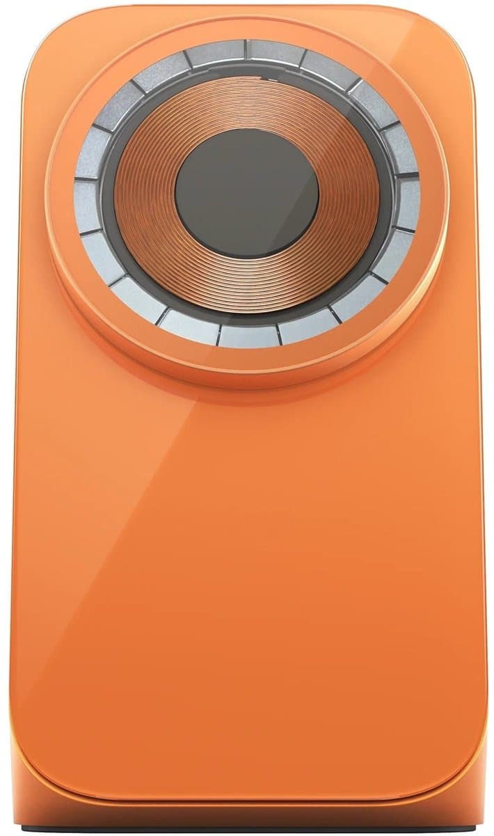 Nomad Stand One MagSafe Qi2.2 Draadloze Oplader (25W) – Qi2.2 25W iPhone opladen – Incl. USB-C kabel 2 meter - Oranje - Afbeelding 1