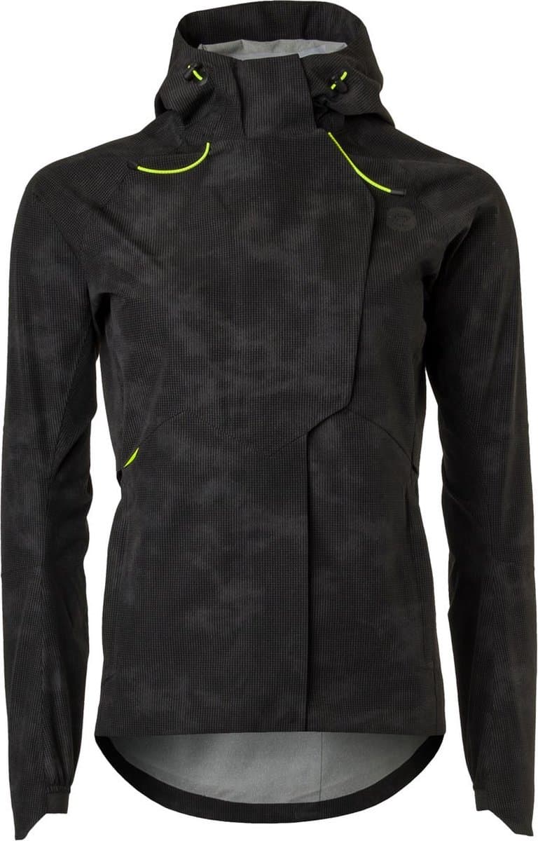 AGU Commuter - Regenjas - Dames - Waterdicht 10.000mm - Hi-vis neon & reflectie - Ventilatie - Verstelbare capuchon - M - Afbeelding 1