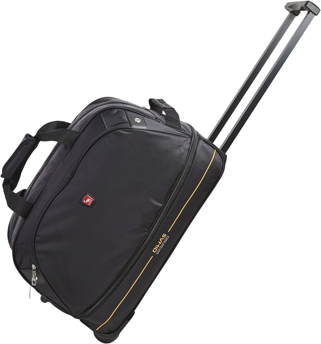 Ruime Reistas met Wielen en Trolleyfunctie - 55L Handbagage voor Weekendtrips - Afbeelding 1