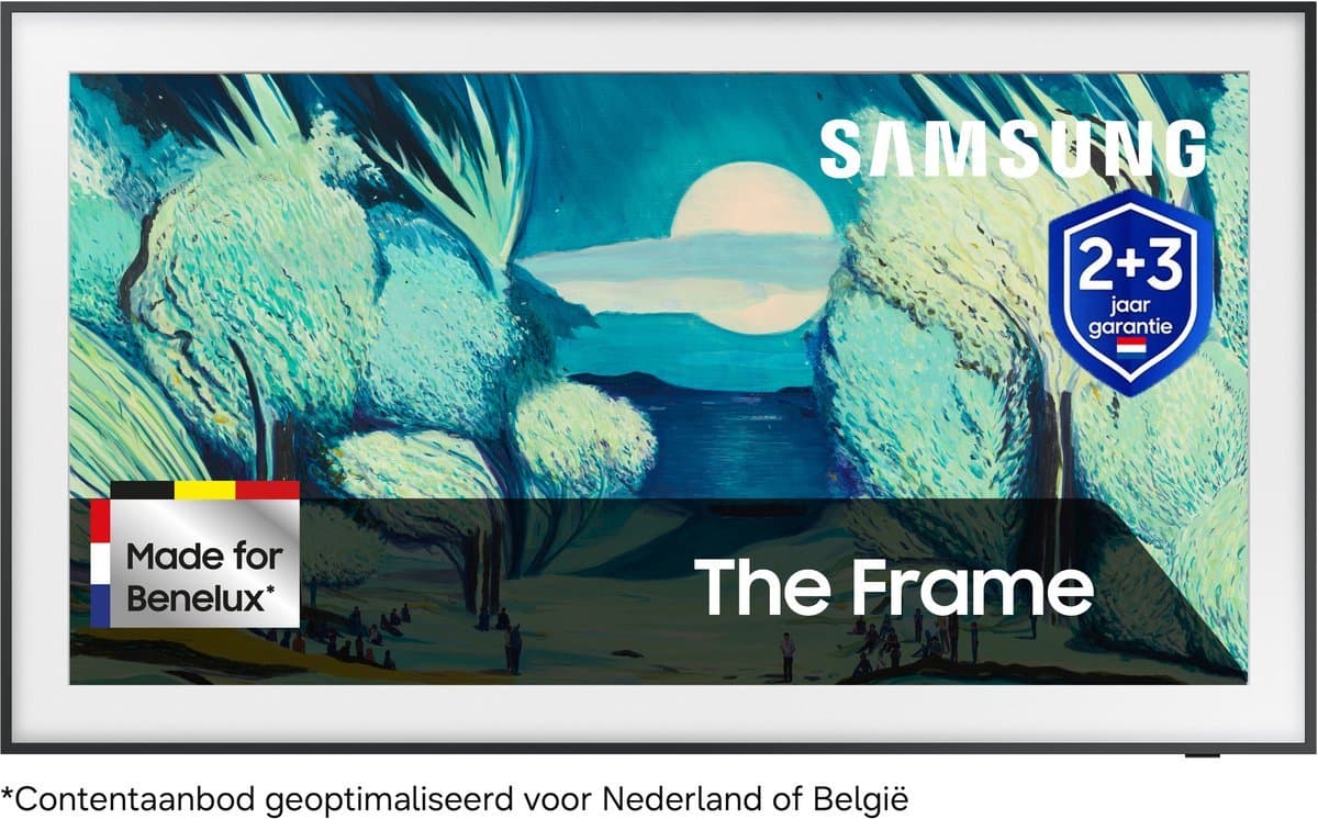 Samsung The Frame QE55LS03F - 55 inch - 4K QLED - 2025 + 3 jaar extra garantie - Smart TV - Afbeelding 1
