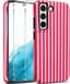 Beschermhoes voor Samsung Galaxy S22 met 2 displaybeschermfolies, mat PC + TPU-materiaal, schokbestendig, esthetisch, voor vrouwen en meisjes