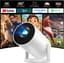 Mini-projector - 4K - Android 11 - Bluetooth 5 en Wifi 6 - Voor Telefoon/TV-Stick/HDMI/PS5/iOS
