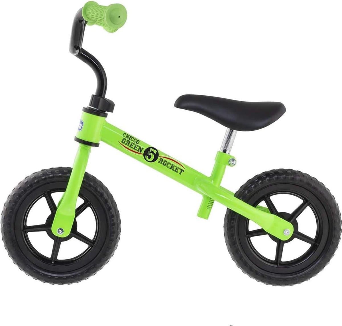Chicco Green Rocket Loopfiets - Balance Bike Zonder Pedalen - Verstelbaar Zadel & Stuur - Groen (2-5 Jaar) - Afbeelding 1